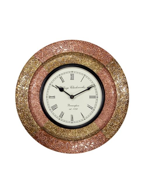traditional rajasthani analog wall clock - 14521018 - Very Small Image - 1