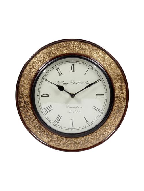 traditional rajasthani analog wall clock - 14521059 - Very Small Image - 1