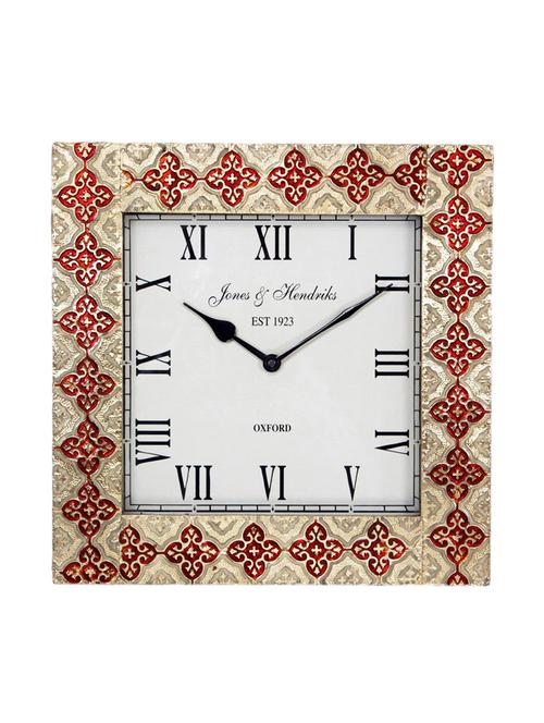traditional rajasthani analog wall clock - 14521070 - Very Small Image - 1
