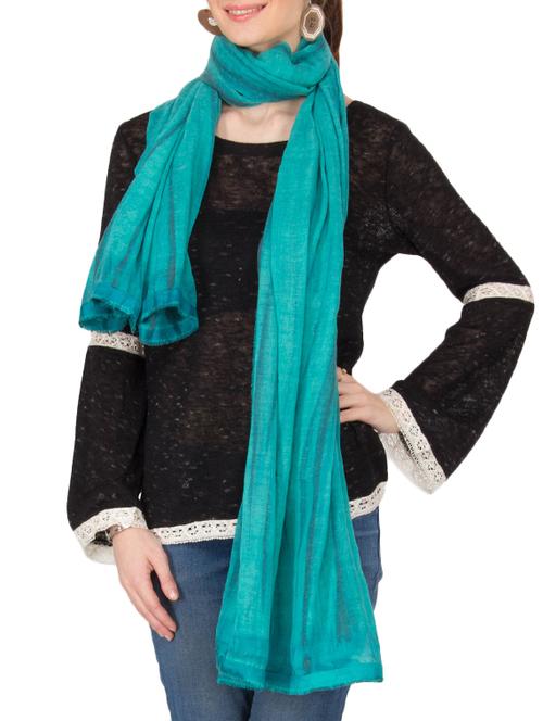 solid cotton stole - 14522700 - Very Small Image - 1
