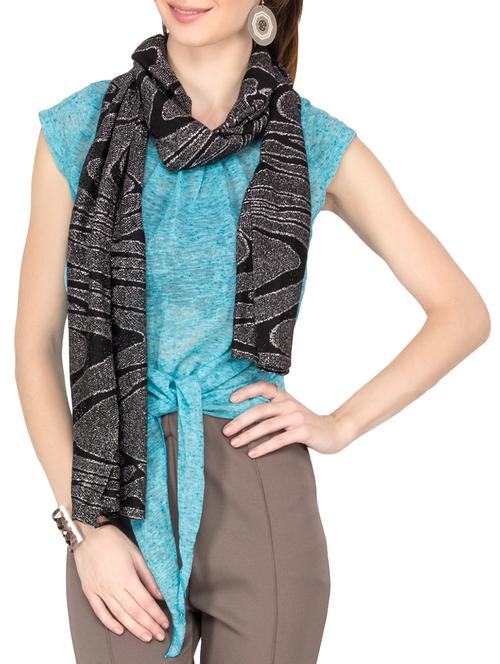 self designed woolen stole - 14522712 - Very Small Image - 1