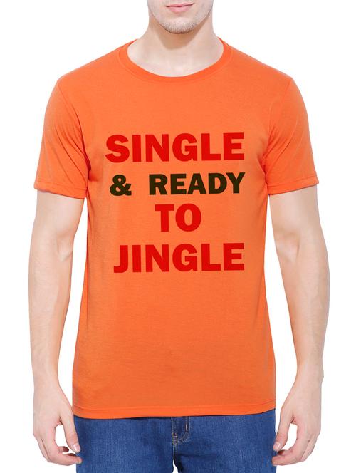 orange cotton t-shirt - 14526829 - Very Small Image - 1
