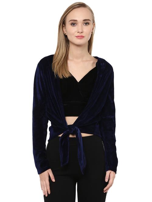 navy blue casual shrug - 14527706 - Very Small Image - 1
