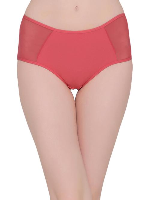pink solid hipster panty - 14528233 - Very Small Image - 1