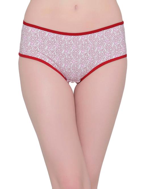 white printed hipster panty - 14528236 - Very Small Image - 1