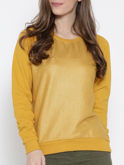 yellow printed sweatshirt - 14529115 - Very Small Image - 1
