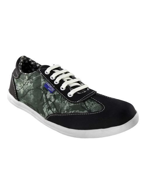 green canvas lace up sneakers - 14529143 - Very Small Image - 1