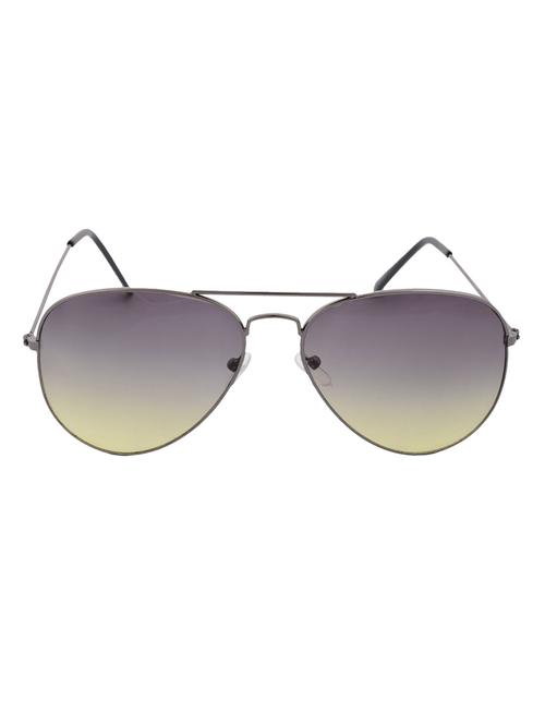 hipe unisex aviator metallic frame sunglasses - 14530296 - Very Small Image - 1