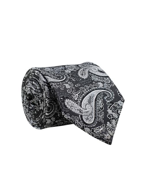 black micro fibre tie - 14531182 - Very Small Image - 1