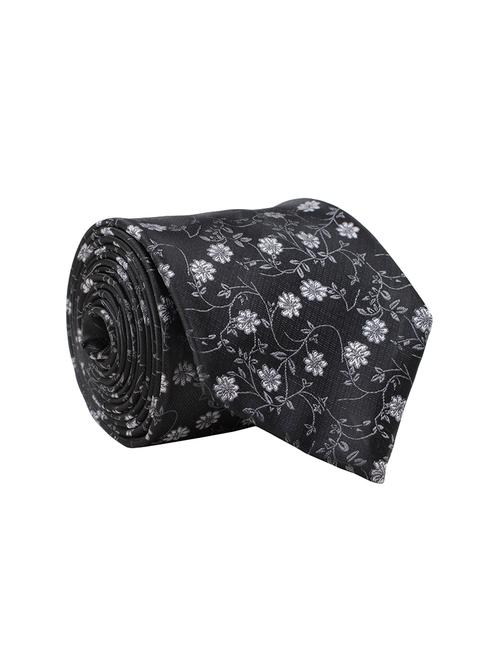 black micro fibre tie - 14531185 - Very Small Image - 1