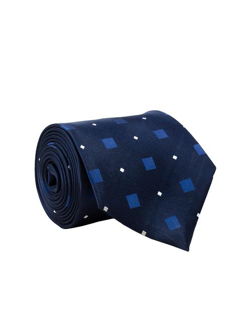 blue micro fibre tie - 14531186 - Very Small Image - 1