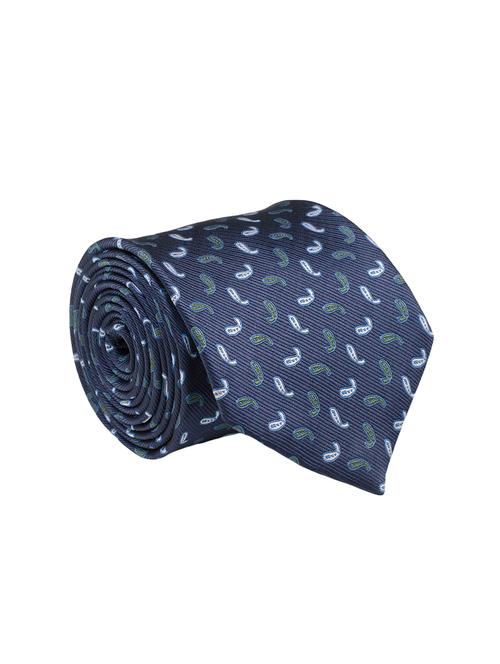 blue micro fibre tie - 14531199 - Very Small Image - 1