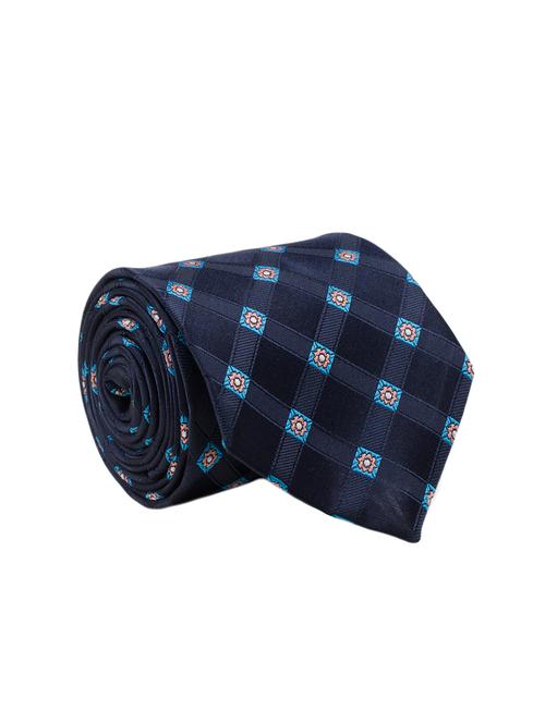 blue micro fibre tie - 14531204 - Very Small Image - 1
