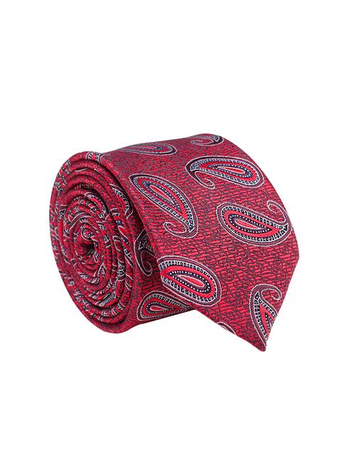 red micro fibre tie - 14531207 - Very Small Image - 1