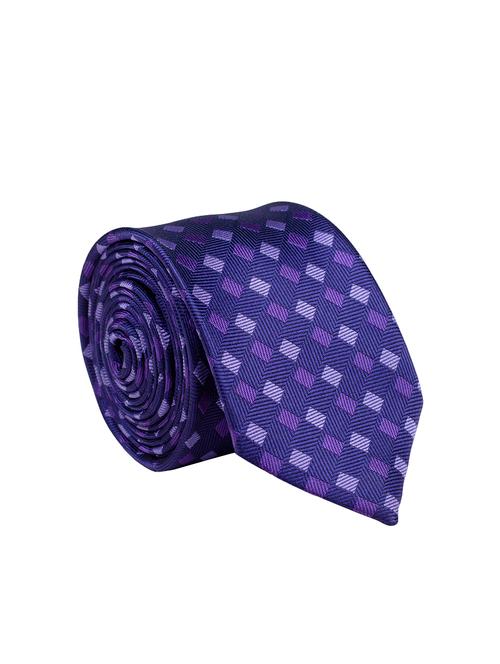 purple micro fibre tie - 14531221 - Very Small Image - 1