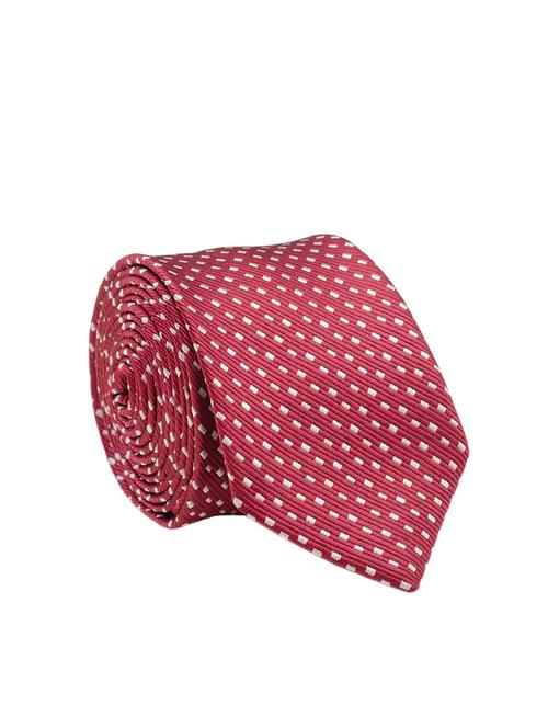 red micro fibre tie - 14531227 - Very Small Image - 1