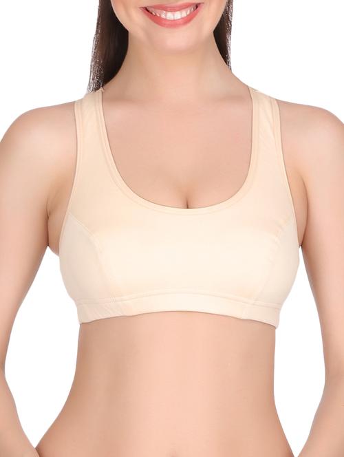 racer back solid bra - 14533629 - Very Small Image - 1