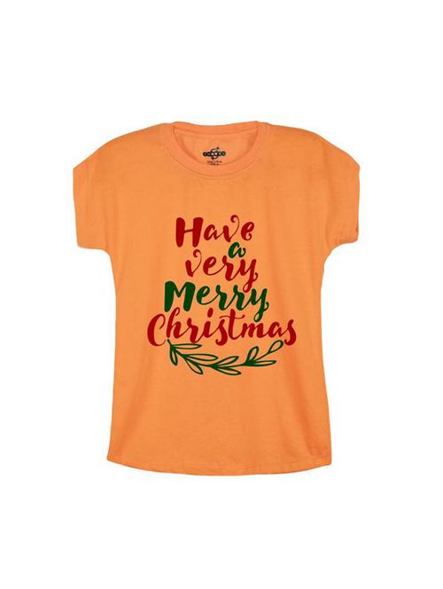 orange cotton t-shirt - 14533771 - Very Small Image - 1
