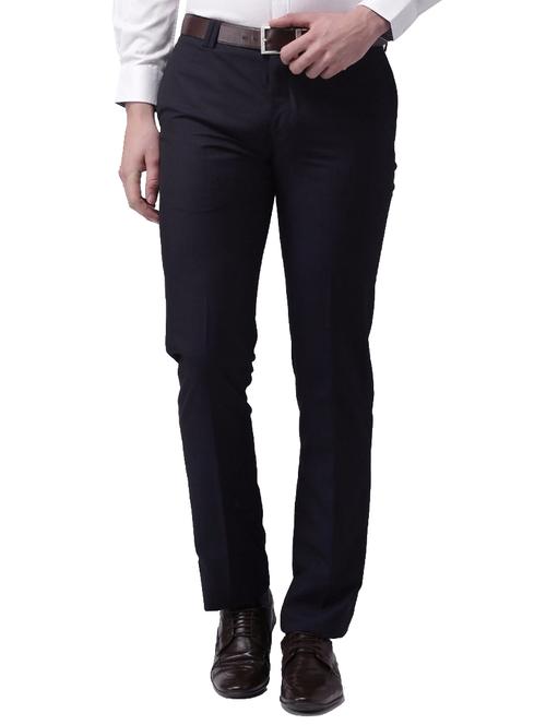 black cotton formal trouser - 14534673 - Very Small Image - 1