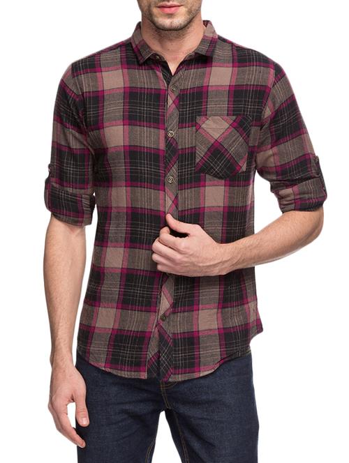 multi colored cotton casual shirt - 14536571 - Very Small Image - 1