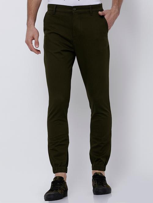 grey cotton full length jogger - 14537142 - Very Small Image - 1
