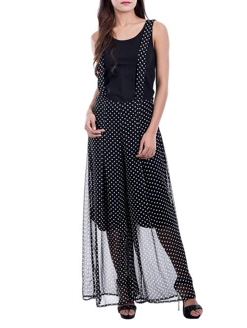 polka dotted dungree jumpsuit - 14537670 - Very Small Image - 1