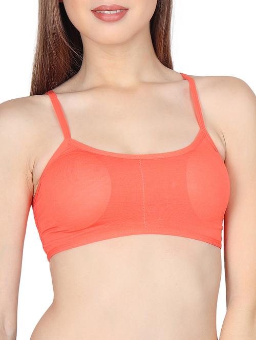 orange lycra bra - 14538688 - Very Small Image - 1