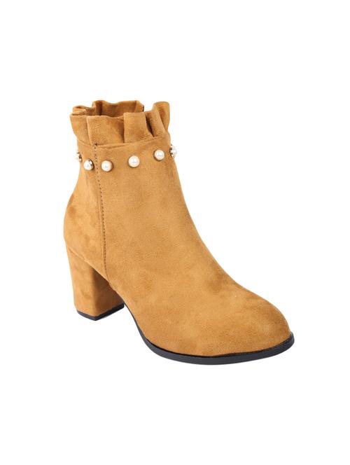beige ankle length boot - 14543815 - Very Small Image - 1
