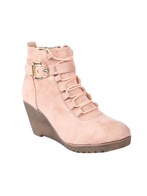 pink ankle length boot - 14543821 - Very Small Image - 1