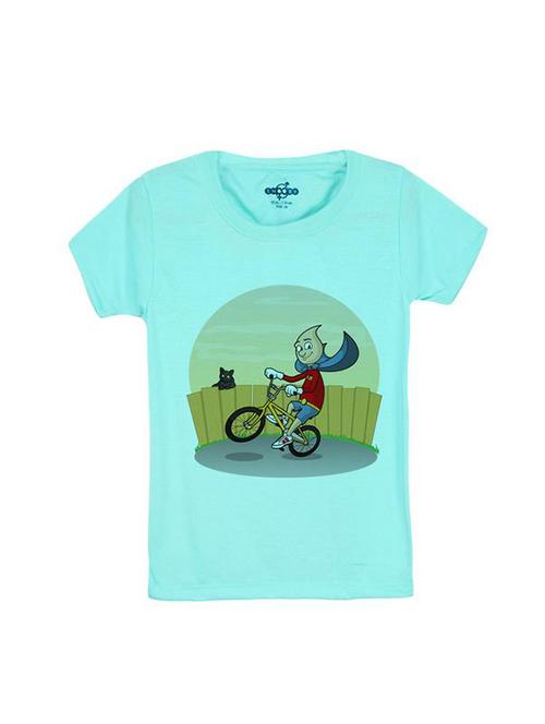 blue cotton t-shirt - 14546626 - Very Small Image - 1