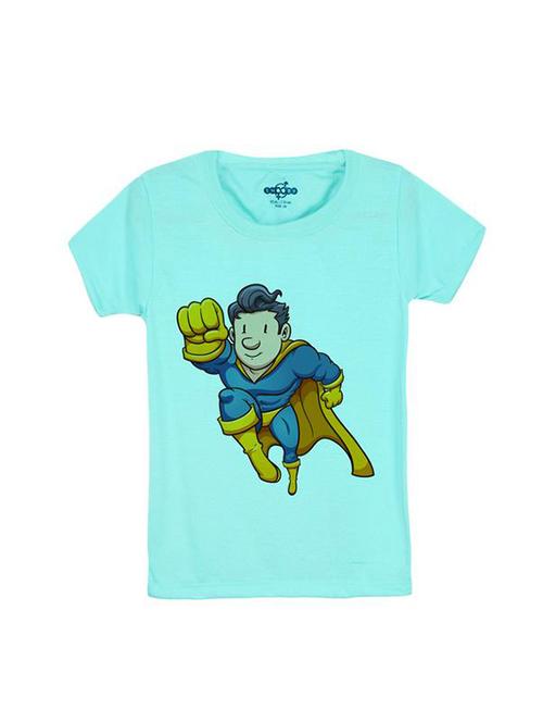 blue cotton t-shirt - 14546651 - Very Small Image - 1
