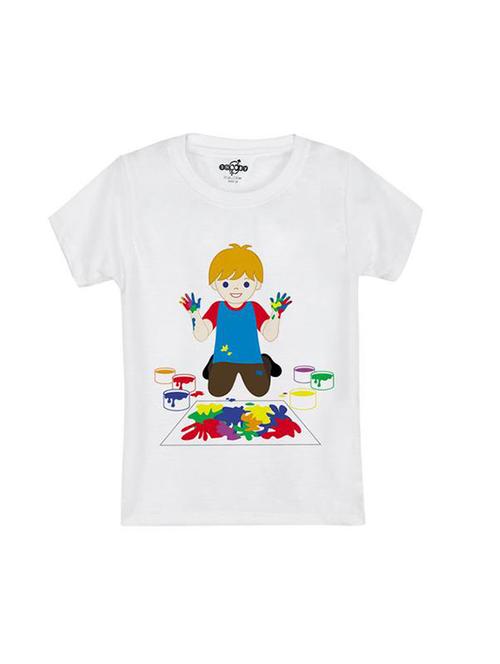 crew neck quirky print t-shirt - 14546735 - Very Small Image - 1