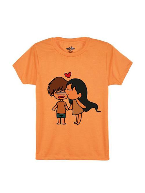 orange cotton tshirt - 14546878 - Very Small Image - 1