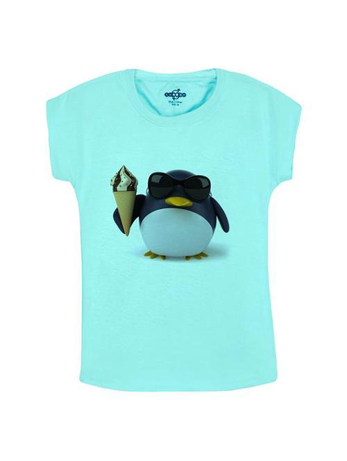 blue cotton tee - 14546916 - Very Small Image - 1
