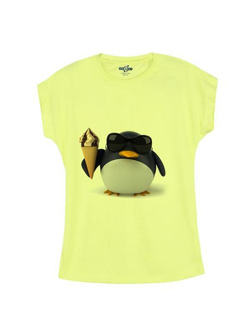 yellow cotton tee - 14546917 - Very Small Image - 1