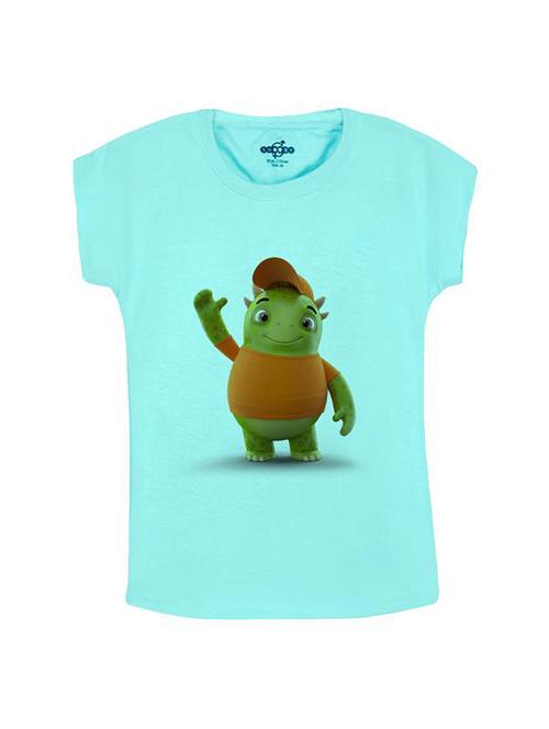 blue cotton tee - 14546921 - Very Small Image - 1