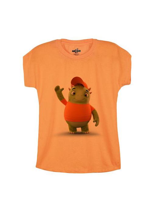 orange cotton tee - 14546923 - Very Small Image - 1