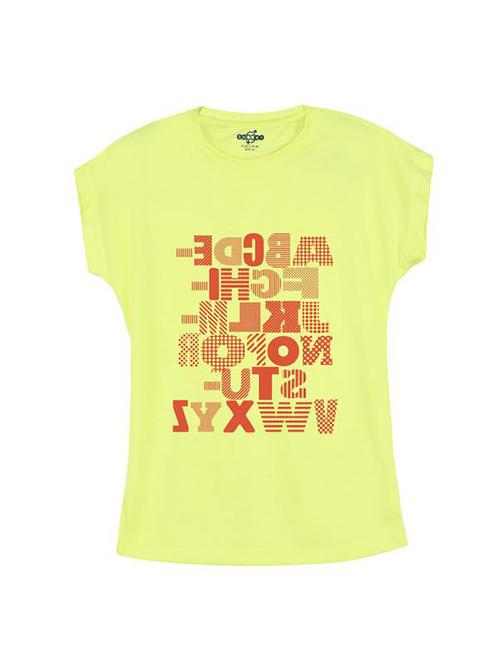 yellow cotton tee - 14546942 - Very Small Image - 1
