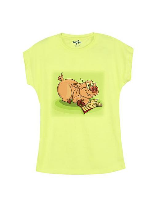 yellow cotton tee - 14546968 - Very Small Image - 1