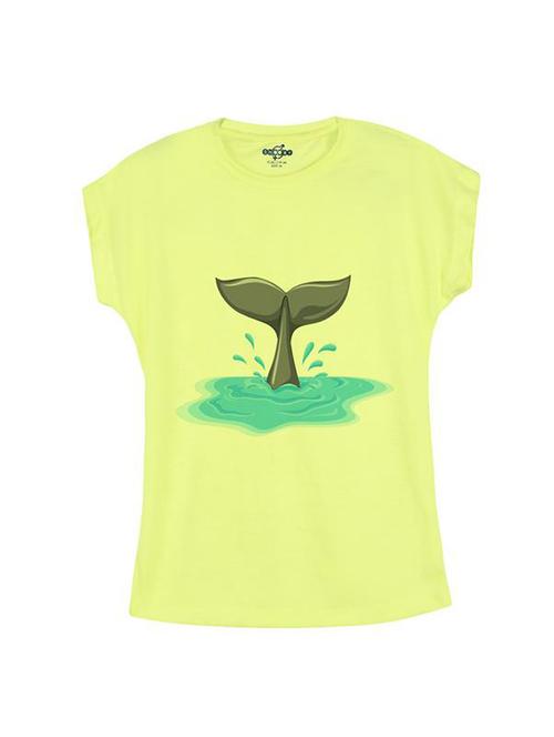 yellow cotton tee - 14547005 - Very Small Image - 1