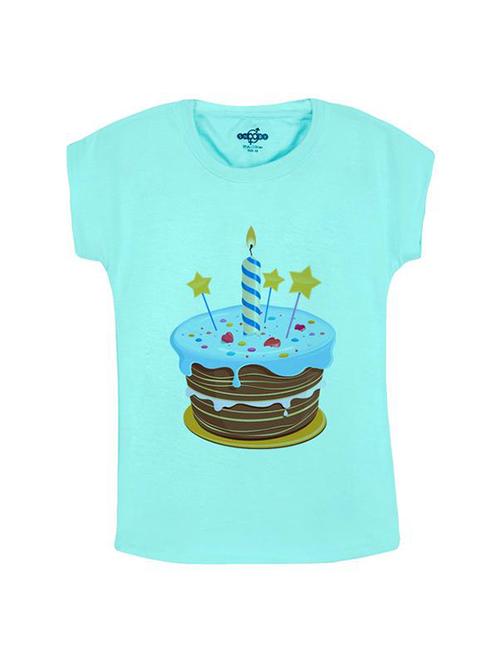 blue cotton tee - 14547014 - Very Small Image - 1
