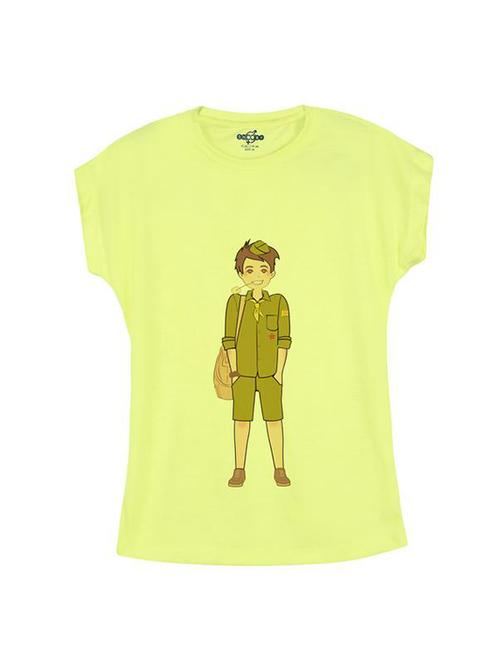 round neck quirky print t-shirt - 14547035 - Very Small Image - 1