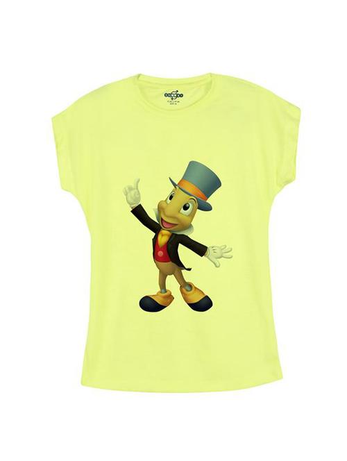 yellow cotton tee - 14547065 - Very Small Image - 1