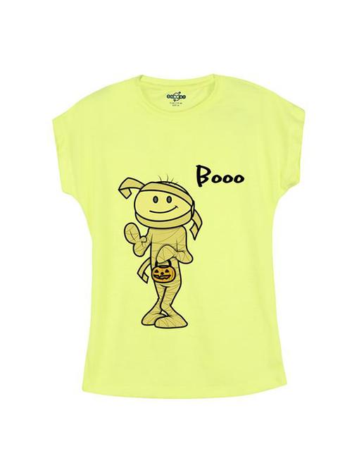 yellow cotton tee - 14547075 - Very Small Image - 1