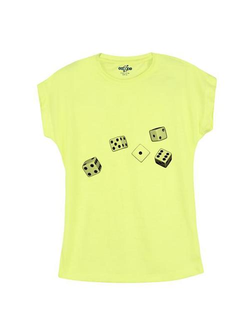 yellow cotton tee - 14547110 - Very Small Image - 1