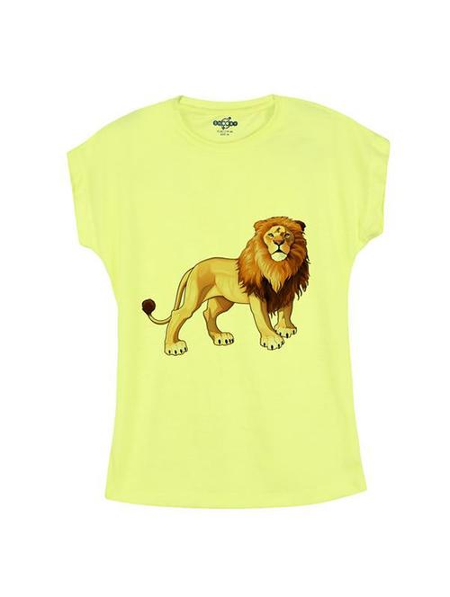 yellow cotton tee - 14547120 - Very Small Image - 1