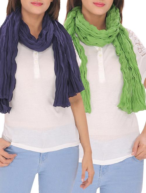 multi colored cotton scarf - 14547362 - Very Small Image - 1