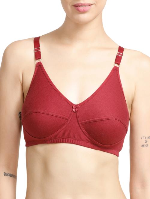 bow patch solid bra - 14554781 - Very Small Image - 1
