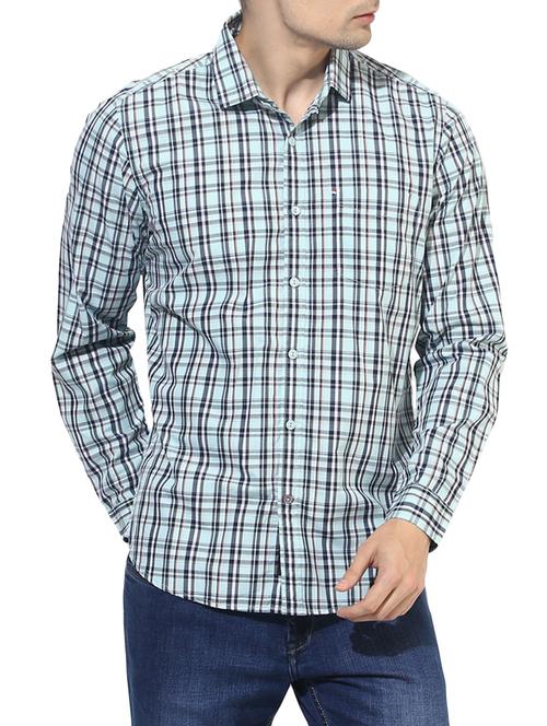 green cotton casual shirt - 14556270 - Very Small Image - 1