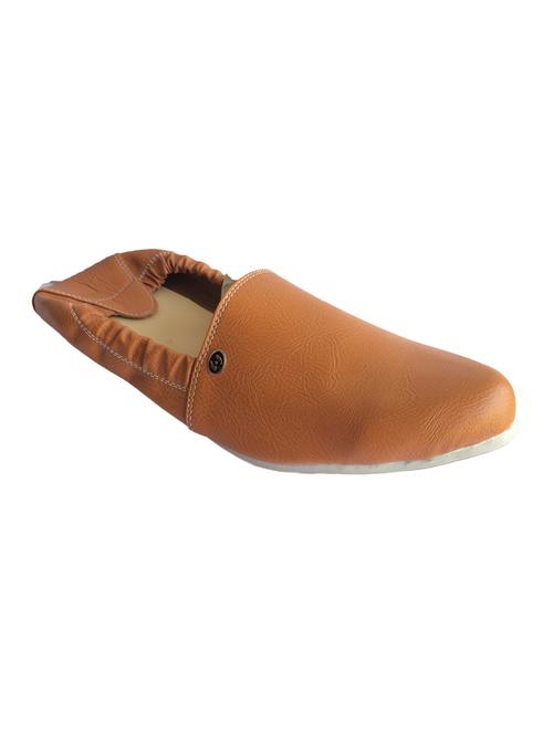 tan leatherette casual slipon - 14556421 - Very Small Image - 1